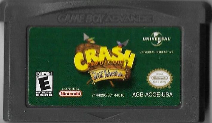 
Crash Bandicoot: The Huge Adventure | Game Boy Advance | game disc 2 of 2 | Data by MobyGames.com