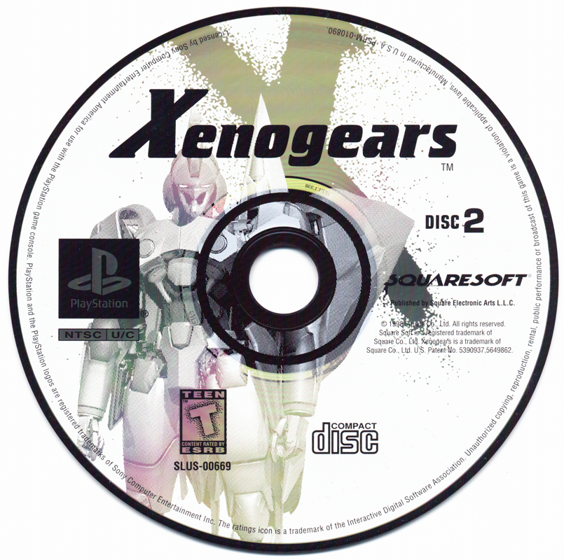 
Xenogears | PlayStation | game disc 2 of 2 | Region: North America | source-country=United States | Data by MobyGames.com