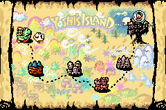 
Yoshi's Island: Super Mario Advance 3 | Game Boy Advance | gameplay screenshot | Region: North America | source-country= | Data by MobyGames.com