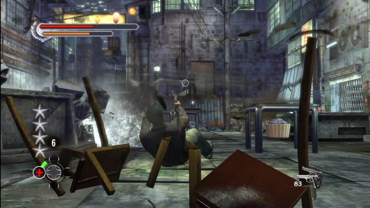 
Stranglehold | Xbox 360 | gameplay screenshot | Region: North America | source-country= | Data by MobyGames.com
