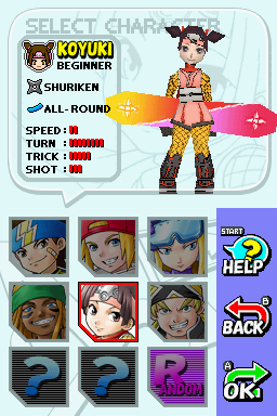 
SBK: Snowboard Kids | Nintendo DS | gameplay screenshot | Data by MobyGames.com