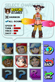 
SBK: Snowboard Kids | Nintendo DS | gameplay screenshot | Data by MobyGames.com