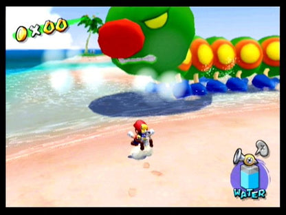 Super Mario Sunshine | GameCube | gameplay screenshot | region=North America | source-country= | zypher-v2 | moby-35f940972c2d | Data by MobyGames.com