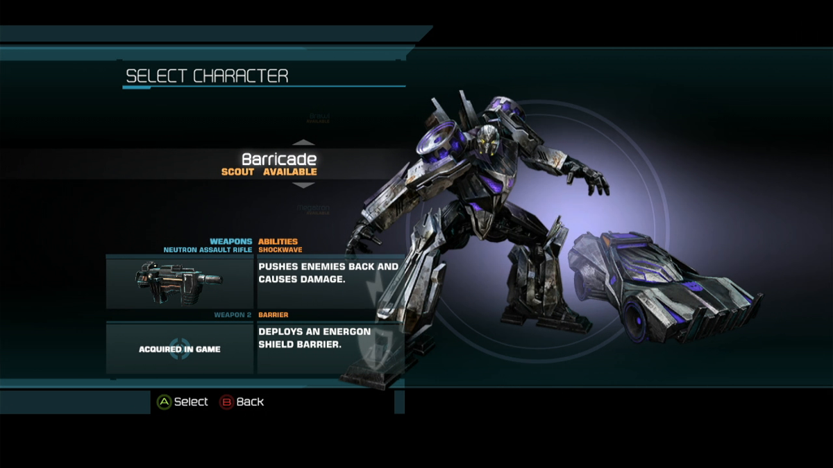 
Transformers: War for Cybertron | Xbox 360 | gameplay screenshot | Data by MobyGames.com