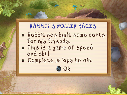 Disney's Pooh's Party Game: In Search of the Treasure | PlayStation | gameplay screenshot | Data by MobyGames.com