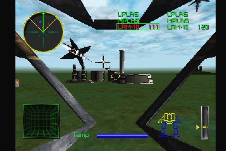 
MechWarrior 2: 31st Century Combat | PlayStation | gameplay screenshot | Data by MobyGames.com
