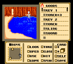 
Shadowgate | NES | gameplay screenshot | Data by MobyGames.com