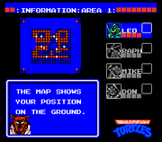 
Teenage Mutant Ninja Turtles | NES | gameplay screenshot | Data by MobyGames.com