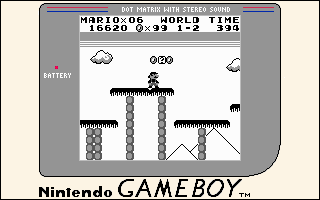 
Super Mario Land | Game Boy | gameplay screenshot | Data by MobyGames.com