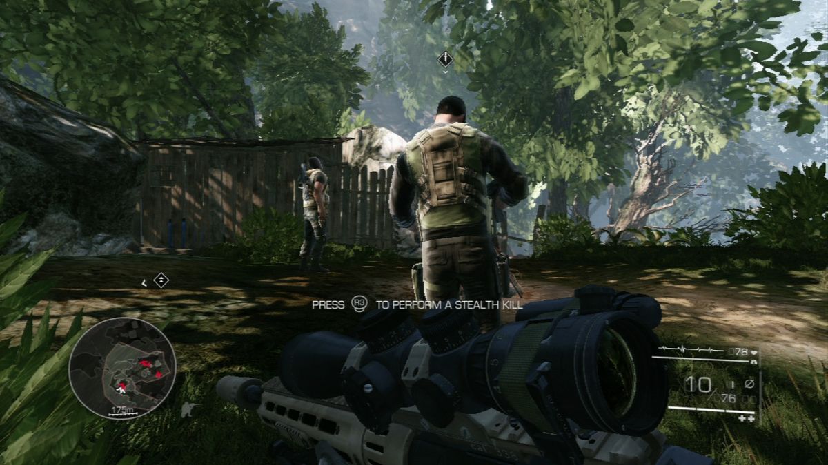 Sniper: Ghost Warrior 2 | PlayStation 3 | gameplay screenshot | region=North America | source-country= | zypher-v2 | moby-f5893e8d253e | Data by MobyGames.com
