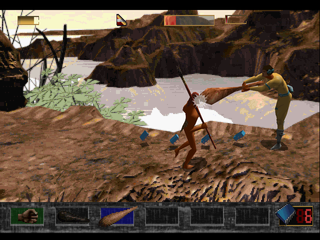 
Time Commando | PlayStation | gameplay screenshot | Data by MobyGames.com