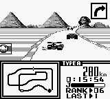 F-1 Race | Game Boy | gameplay screenshot | Data by MobyGames.com