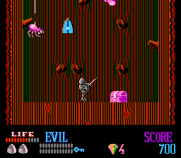 
Wizards & Warriors | NES | gameplay screenshot | Data by MobyGames.com