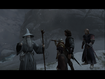 
The Lord of the Rings: The Two Towers | PlayStation 2 | gameplay screenshot | Region: North America | source-country= | Data by MobyGames.com