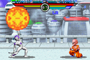 
Dragon Ball Z: Taiketsu | Game Boy Advance | gameplay screenshot | Data by MobyGames.com