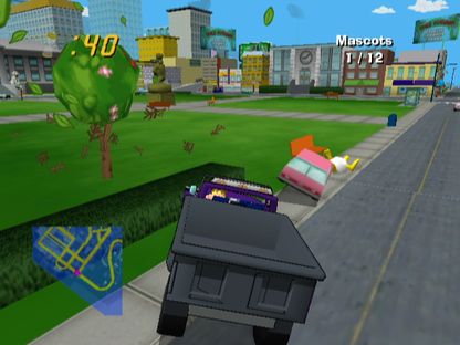 
The Simpsons: Road Rage | GameCube | gameplay screenshot | Data by MobyGames.com