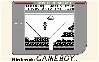
Super Mario Land | Game Boy | gameplay screenshot | Data by MobyGames.com