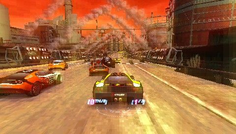 Split/Second | PSP | gameplay screenshot | region=North America | source-country= | zypher-v2 | moby-1eaf22176e49 | Data by MobyGames.com