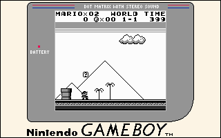
Super Mario Land | Game Boy | gameplay screenshot | Data by MobyGames.com