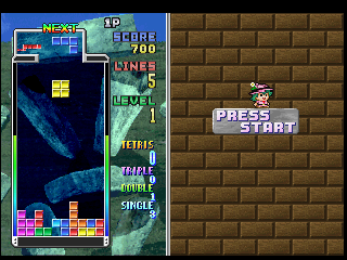 
Tetris Plus | PlayStation | gameplay screenshot | Data by MobyGames.com