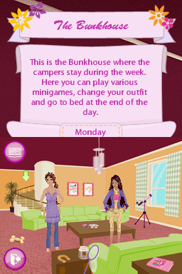Barbie Horse Adventures: Riding Camp | Nintendo DS | gameplay screenshot | Data by MobyGames.com