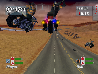 
Road Rash: Jailbreak | PlayStation | gameplay screenshot | Data by MobyGames.com