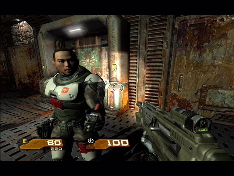 Quake 4 | Xbox 360 | gameplay screenshot | region=North America | source-country= | zypher-v2 | moby-c6eec7ddb9f7 | Data by MobyGames.com