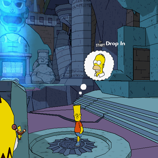 The Simpsons Game | PlayStation 2 | gameplay screenshot | region=North America | source-country= | zypher-v2 | moby-01ad0f8ad1d4 | Data by MobyGames.com
