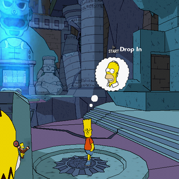 The Simpsons Game | PlayStation 2 | gameplay screenshot | region=North America | source-country= | zypher-v2 | moby-01ad0f8ad1d4 | Data by MobyGames.com
