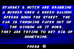 
Starsky & Hutch | Game Boy Advance | gameplay screenshot | Data by MobyGames.com