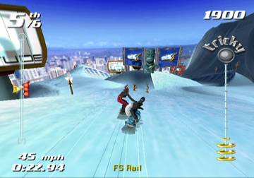 
SSX Tricky | GameCube | gameplay screenshot | Data by MobyGames.com