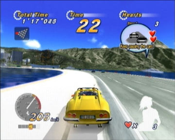 
OutRun 2006: Coast 2 Coast | PlayStation 2 | gameplay screenshot | Region: North America | source-country= | Data by MobyGames.com