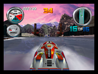 
Hydro Thunder | Nintendo 64 | gameplay screenshot | Data by MobyGames.com