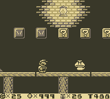 
Super Mario Land 2: 6 Golden Coins | Game Boy | gameplay screenshot | Data by MobyGames.com