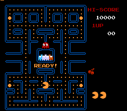 
Pac-Man | NES | gameplay screenshot | Data by MobyGames.com