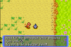 
Pokémon Mystery Dungeon: Red Rescue Team | Game Boy Advance | gameplay screenshot | Data by MobyGames.com