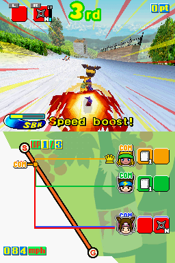 
SBK: Snowboard Kids | Nintendo DS | gameplay screenshot | Data by MobyGames.com