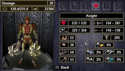 Untold Legends: Brotherhood of the Blade | PSP | gameplay screenshot | region=North America | source-country= | zypher-v2 | moby-d513042260ed | Data by MobyGames.com