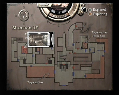 Resident Evil | GameCube | gameplay screenshot | region=North America | source-country= | zypher-v2 | moby-37ee05cb740c | Data by MobyGames.com