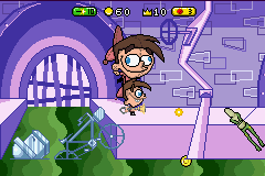 
The Fairly OddParents!: Breakin' da Rules | Game Boy Advance | gameplay screenshot | Data by MobyGames.com