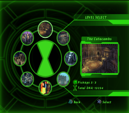 Ben 10: Ultimate Alien - Cosmic Destruction | PlayStation 2 | gameplay screenshot | Region: North America | source-country= | Data by MobyGames.com