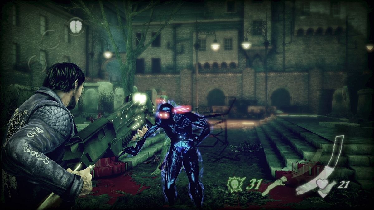 
Shadows of the Damned | PlayStation 3 | gameplay screenshot | Region: North America | source-country= | Data by MobyGames.com