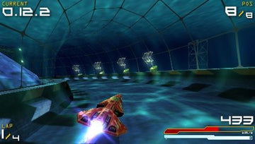 
WipEout Pure | PSP | gameplay screenshot | Region: North America | source-country= | Data by MobyGames.com