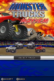 ATV: Thunder Ridge Riders / Monster Trucks Mayhem | Nintendo DS | gameplay screenshot | region=North America | source-country= | zypher-v2 | moby-8e450f44431b | Data by MobyGames.com
