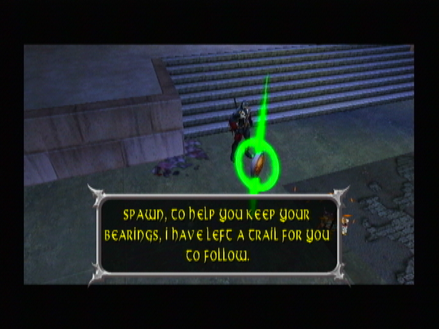 Spawn: Armageddon | GameCube | gameplay screenshot | region=North America | source-country= | zypher-v2 | moby-ae934e9261d1 | Data by MobyGames.com
