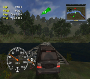 
4x4 Evo 2 | GameCube | gameplay screenshot | Data by MobyGames.com