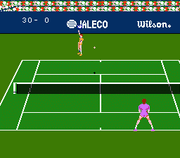 
Racket Attack | NES | gameplay screenshot | Data by MobyGames.com