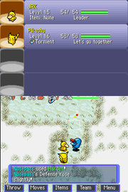 
Pokémon Mystery Dungeon: Blue Rescue Team | Nintendo DS | gameplay screenshot | Data by MobyGames.com