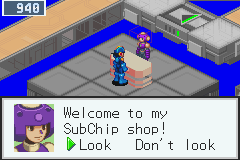 Mega Man Battle Network 3: White Version | Game Boy Advance | gameplay screenshot | region=North America | source-country= | zypher-v2 | moby-46fc2b776f7b | Data by MobyGames.com