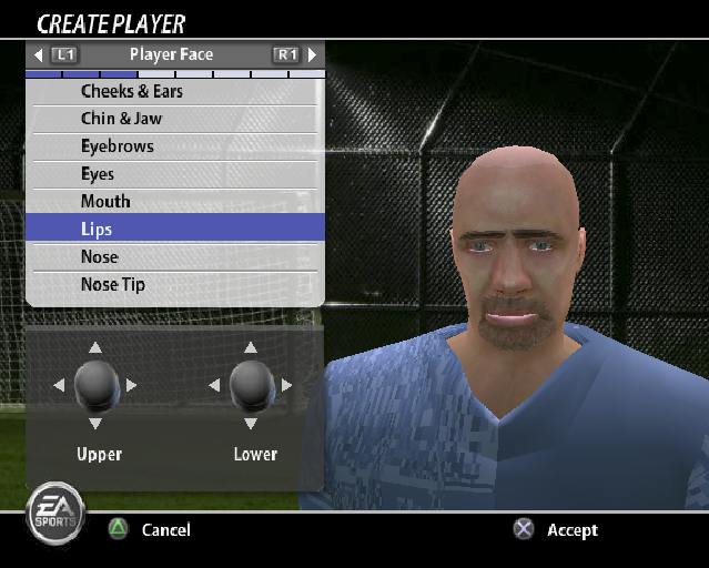 FIFA Soccer 06 | PlayStation 2 | gameplay screenshot | Data by MobyGames.com